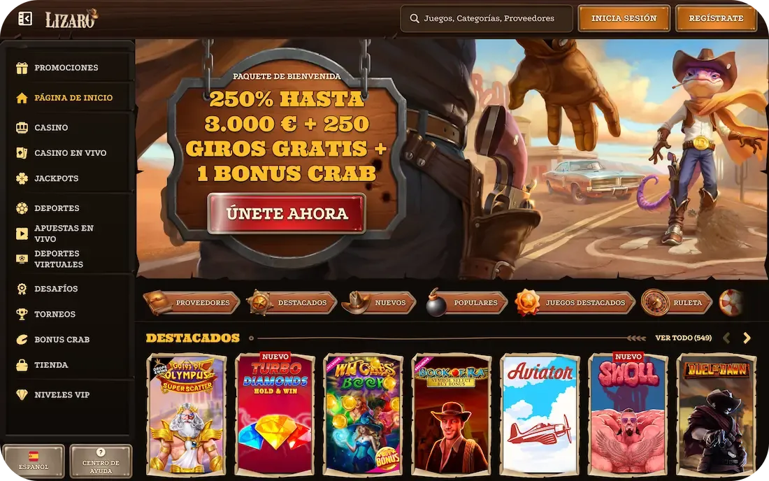 Lizaro UK Casino